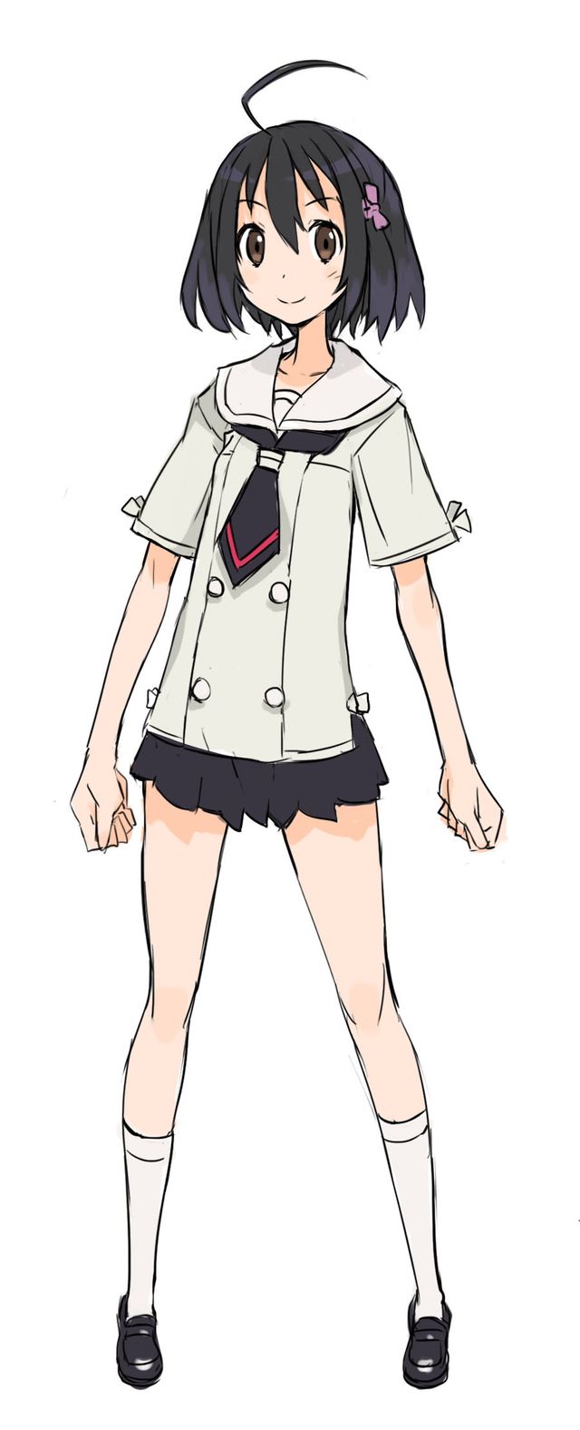 「絶滅危愚少女 Amazing Twins」主人公カット、第1弾ビジュアルギャラリー（3枚目）