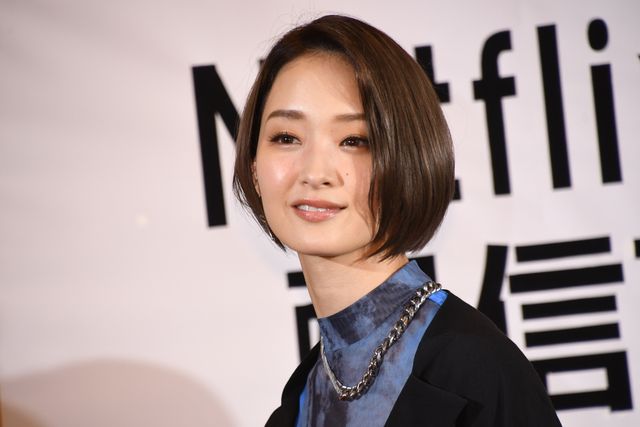 号泣のゆりやん、“愛”の竹刀打ち！唐田えりか、剛力彩芽と「極悪女王」完成報告会（12枚目）