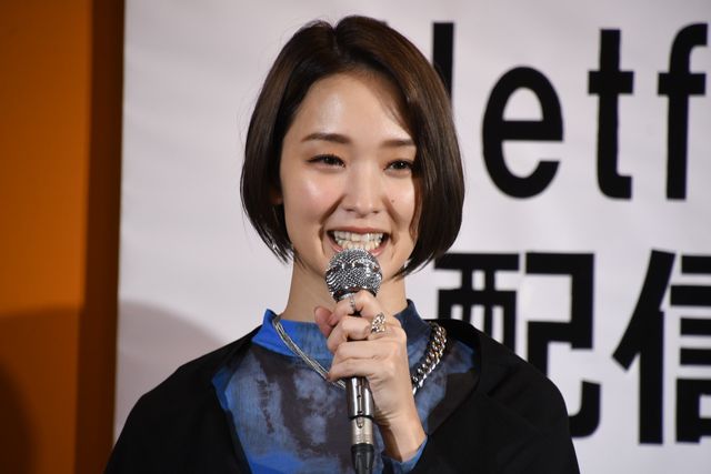 号泣のゆりやん、“愛”の竹刀打ち！唐田えりか、剛力彩芽と「極悪女王」完成報告会（31枚目）