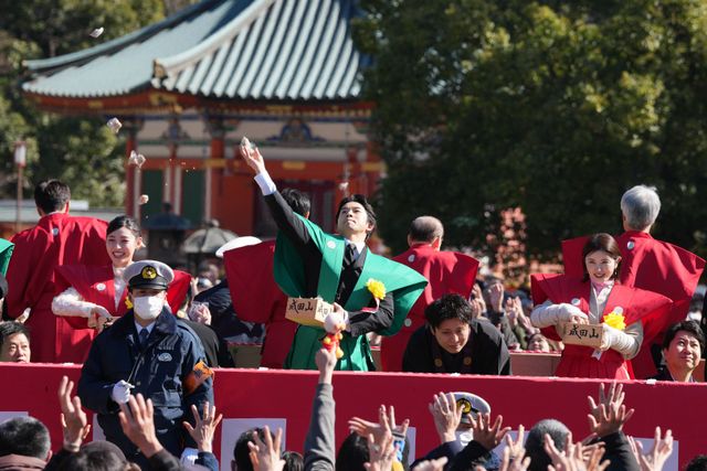 大河ドラマ「豊臣兄弟！」仲野太賀、白石聖ら豪華キャストが節分祭にズラリ！：フォトギャラリー