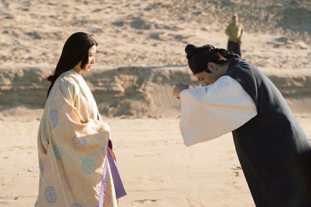 「光る君へ」周明とまひろ、出会いのシーン　第22回場面写真（3枚目）