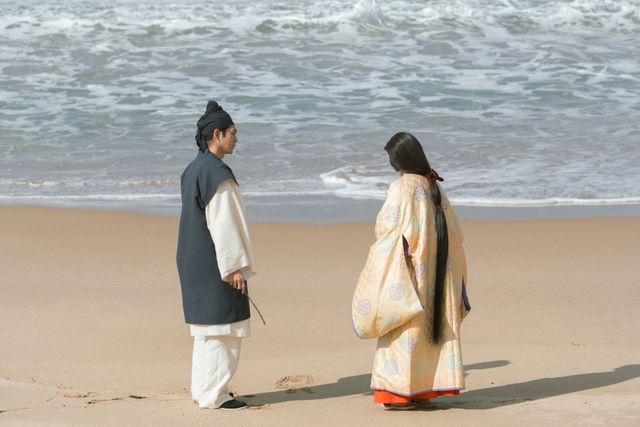「光る君へ」周明とまひろ、出会いのシーン　第22回場面写真（4枚目）