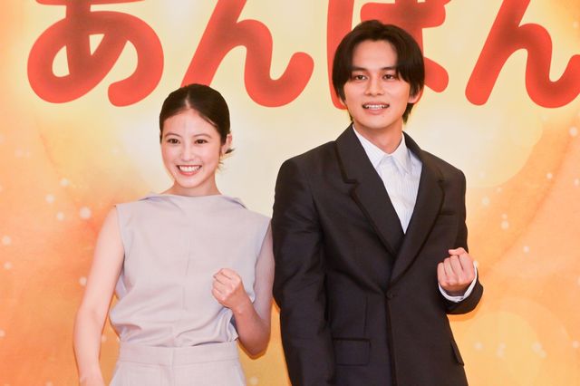 今田美桜＆北村匠海の仲良しショット！朝ドラ「あんぱん」会見より（6枚目）