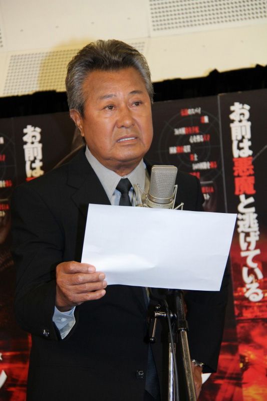 ワルい梅宮辰夫が登場！映画『デンジャラス・ラン』会見フォトギャラリー：フォトギャラリー