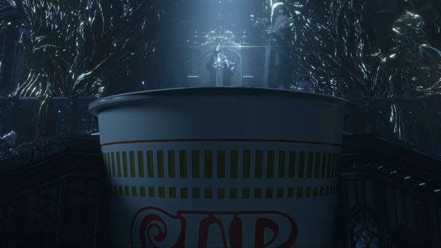 ついに、スクエニやりおった…公式コラCM「CUP NOODLE XV」フォトギャラリー（4枚目）