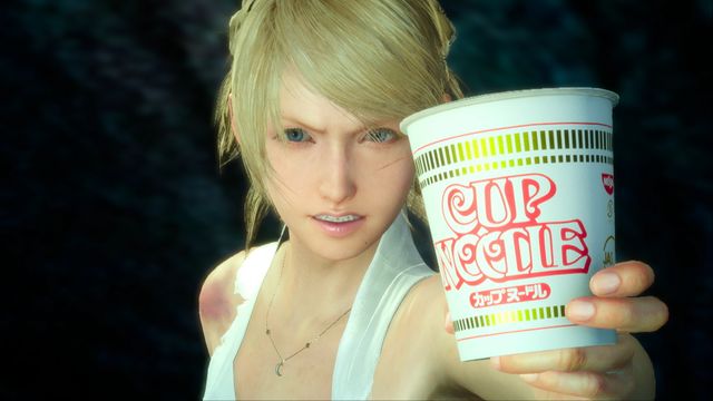 ついに、スクエニやりおった…公式コラCM「CUP NOODLE XV」フォトギャラリー（8枚目）
