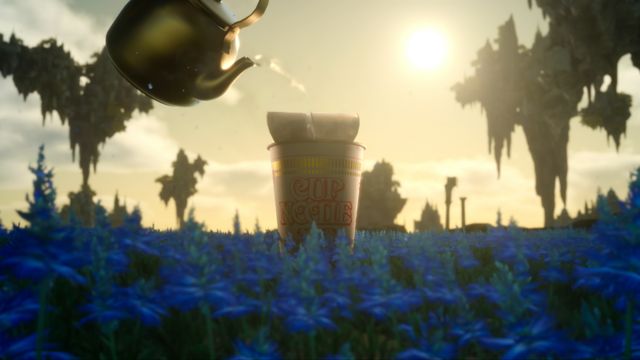 ついに、スクエニやりおった…公式コラCM「CUP NOODLE XV」フォトギャラリー（10枚目）