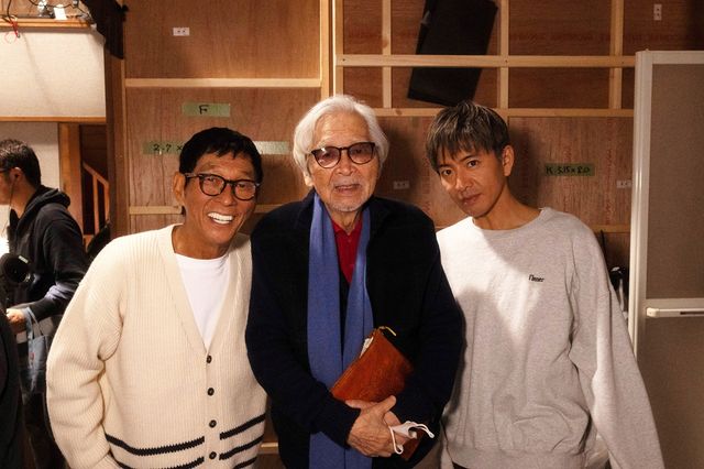 豪華3ショット!明石家さんま&山田洋次監督&木村拓哉