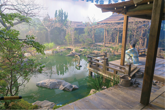 まひろ＆道長が密会…「光る君へ」幻想的な廃邸セット写真：フォトギャラリー