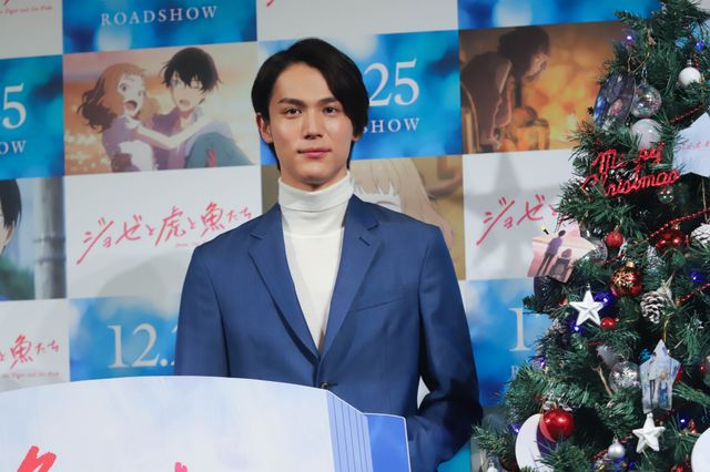 中川大志＆清原果耶、笑顔でアフレコ振り返る！『ジョゼと虎と魚たち』公開直前クリスマスイベント（7枚目）