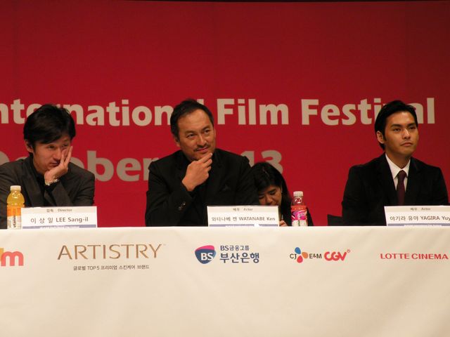 映画『許されざる者』記者会見 in 第18回釜山国際映画祭