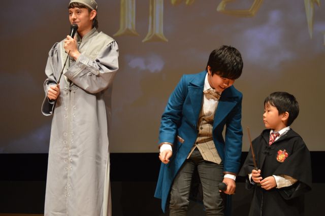 鈴木福＆楽兄弟、ハリー杉山と「ハリポタ」イベントで魔法唱える！（12枚目）
