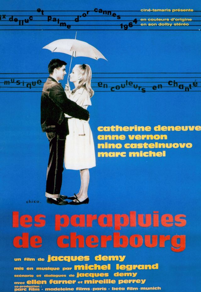 シェルブールの雨傘映画ポスター 特大 フランス