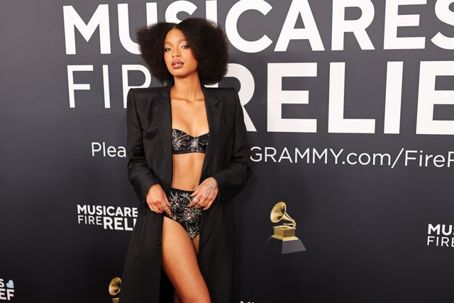 第67回グラミー賞授賞式でのウィル・スミスと子供たち（2枚目）