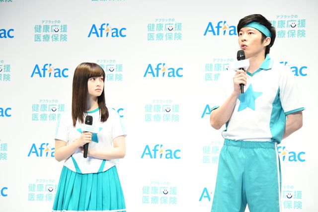 田中圭のくしゃくしゃ笑顔！「アフラックの健康応援医療保険」商品発表会（10枚目）