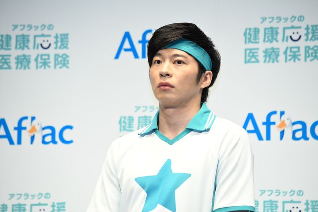 田中圭のくしゃくしゃ笑顔！「アフラックの健康応援医療保険」商品発表会（13枚目）