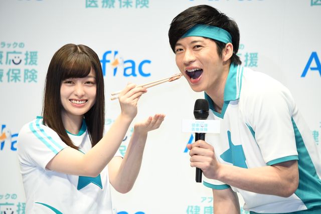 田中圭のくしゃくしゃ笑顔！「アフラックの健康応援医療保険」商品発表会（19枚目）