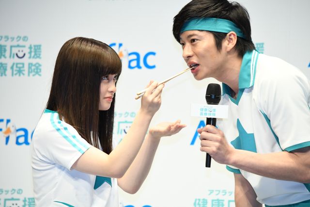 田中圭のくしゃくしゃ笑顔！「アフラックの健康応援医療保険」商品発表会（20枚目）