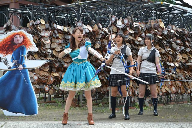 ディズニー/ピクサー最新作映画『メリダとおそろしの森』の大ヒット祈願イベント in 今戸神社（3枚目）