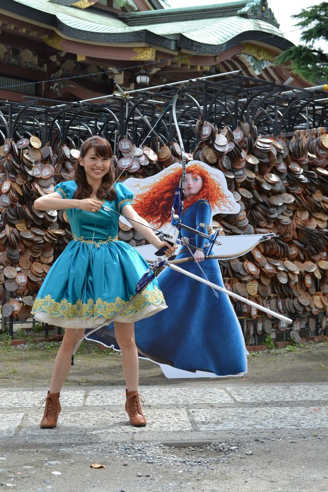 ディズニー/ピクサー最新作映画『メリダとおそろしの森』の大ヒット祈願イベント in 今戸神社（10枚目）