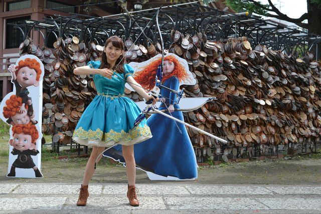 ディズニー/ピクサー最新作映画『メリダとおそろしの森』の大ヒット祈願イベント in 今戸神社（11枚目）