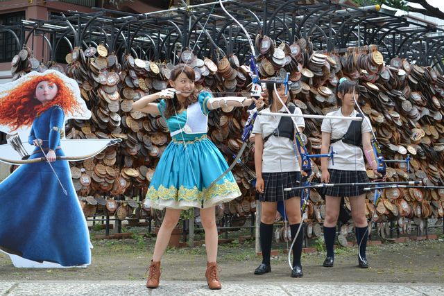 ディズニー/ピクサー最新作映画『メリダとおそろしの森』の大ヒット祈願イベント in 今戸神社（12枚目）