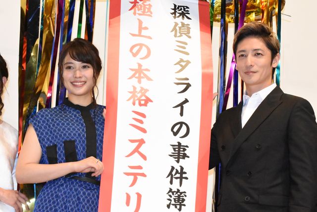 玉木宏＆広瀬アリスがくす玉割りー！映画『探偵ミタライの事件簿』初日舞台あいさつフォトギャラリー（10枚目）