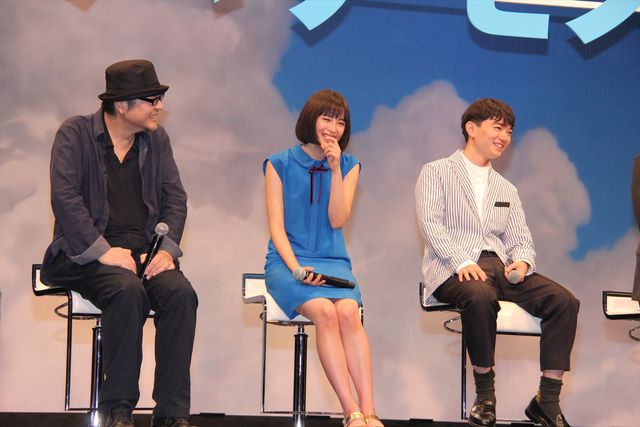 役所広司、宮崎あおい、広瀬すず、染谷将太ら豪華俳優陣ずらり！映画『バケモノの子』完成披露会見フォトギャラリー（24枚目）