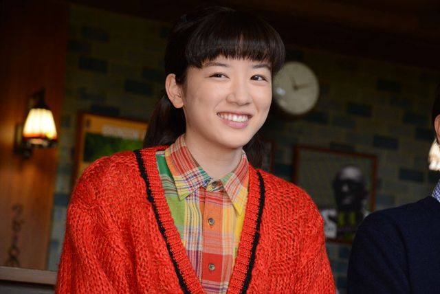 笑顔の佐藤健＆永野芽郁！連続テレビ小説「半分、青い。」スタジオ取材会（2枚目）