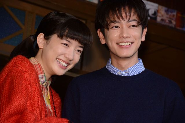笑顔の佐藤健＆永野芽郁！連続テレビ小説「半分、青い。」スタジオ取材会（11枚目）