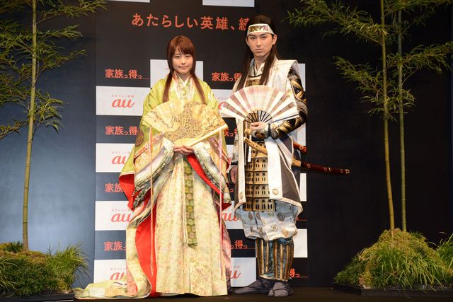 有村架純が“桃ちゃん”のカノジョに！au新CM発表会（15枚目）