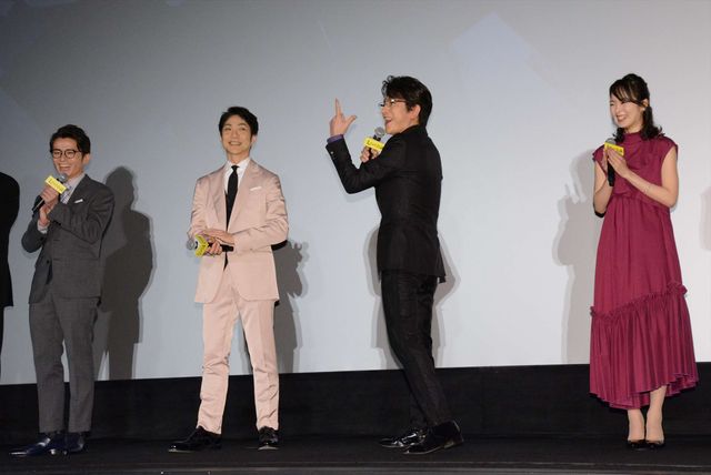 野村萬斎、及川光博、藤森慎吾、朝倉あき『七つの会議』大ヒット舞台挨拶（2枚目）
