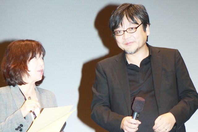 第23回釜山国際映画祭の『未来のミライ』Q&Aに登壇した細田守監督