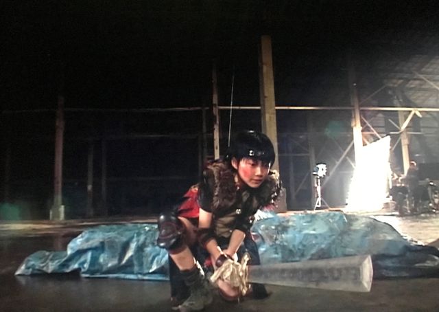 子役時代の神木隆之介『妖怪大戦争』メイキング写真（3枚目）