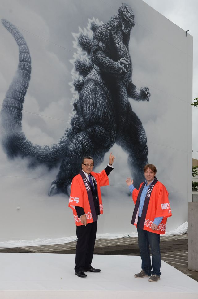 「ゴジラ」巨大壁画がお披露目！フォトギャラリー（7枚目）