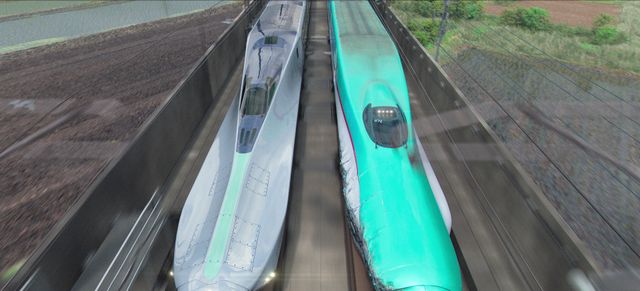 「ALFA-X」と「はやぶさ」が併走『新幹線大爆破』場面写真＆メイキング【ネタバレ】（2枚目）