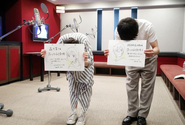 新海誠『天気の子』アフレコ現場の様子（14枚目）