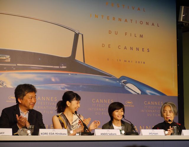 リリー・フランキー、安藤サクラ、松岡茉優ら出席!『万引き家族』カンヌ映画祭公式会見:フォトギャラリー