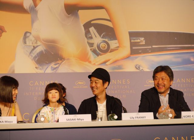 リリー・フランキー、安藤サクラ、松岡茉優ら出席！『万引き家族』カンヌ映画祭公式会見（2枚目）
