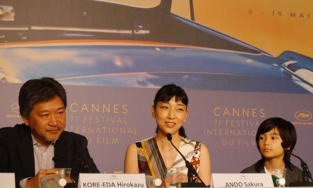 リリー・フランキー、安藤サクラ、松岡茉優ら出席！『万引き家族』カンヌ映画祭公式会見（6枚目）