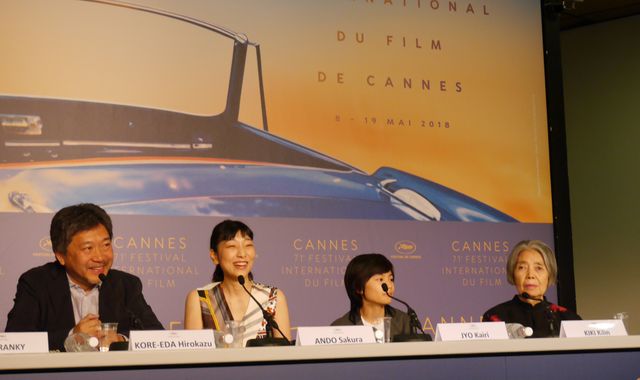 リリー・フランキー、安藤サクラ、松岡茉優ら出席！『万引き家族』カンヌ映画祭公式会見（8枚目）