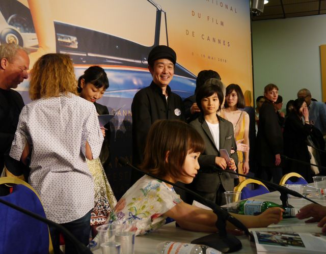 リリー・フランキー、安藤サクラ、松岡茉優ら出席！『万引き家族』カンヌ映画祭公式会見（10枚目）