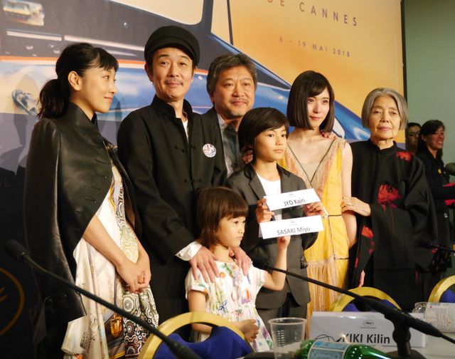 リリー・フランキー、安藤サクラ、松岡茉優ら出席！『万引き家族』カンヌ映画祭公式会見（13枚目）