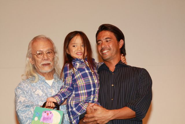 マイク眞木、次男・真木勇人、孫・りりかちゃんと登場！映画『海賊じいちゃんの贈りもの』イベントフォトギャラリー（7枚目）