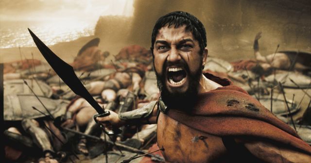 This is Sparta! - 画像は『300 ＜スリーハンドレッド＞』のジェラルド・バトラー