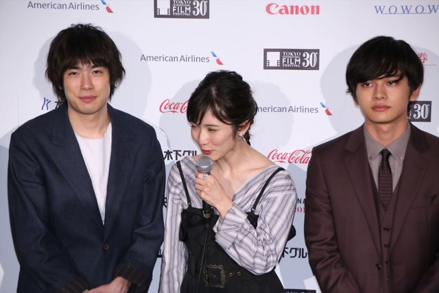 ちょっぴりセクシーな石橋杏奈＆笑顔がステキな松岡茉優！『勝手にふるえてろ』東京国際映画祭会見（13枚目）