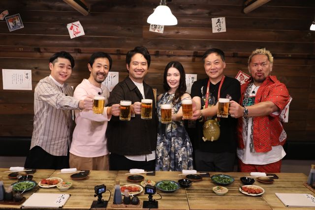 『キングダム』飛信隊と美女が酒場に集合！三浦貴大×村川絵梨×濱津隆之×田中美央×真壁刀義、飲み会の様子（10枚目）