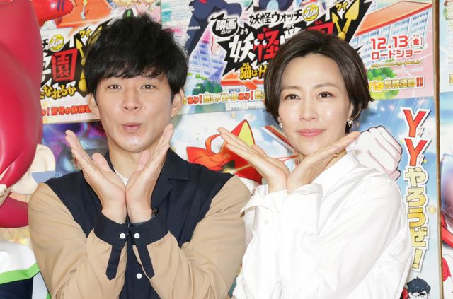 木村佳乃＆アンジャッシュ渡部、真剣な表情！『映画　妖怪学園Y 猫はHEROになれるか』公開アフレコイベント：フォトギャラリー