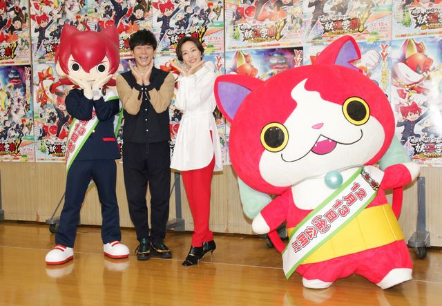 木村佳乃＆アンジャッシュ渡部、真剣な表情！『映画　妖怪学園Y 猫はHEROになれるか』公開アフレコイベント（2枚目）