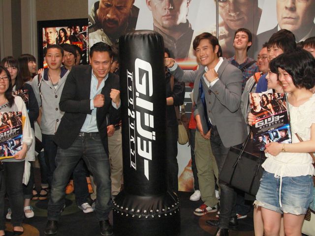 映画『G.I.ジョー バック2リベンジ』イ・ビョンホン渋谷訪問フォトギャラリー（4枚目）